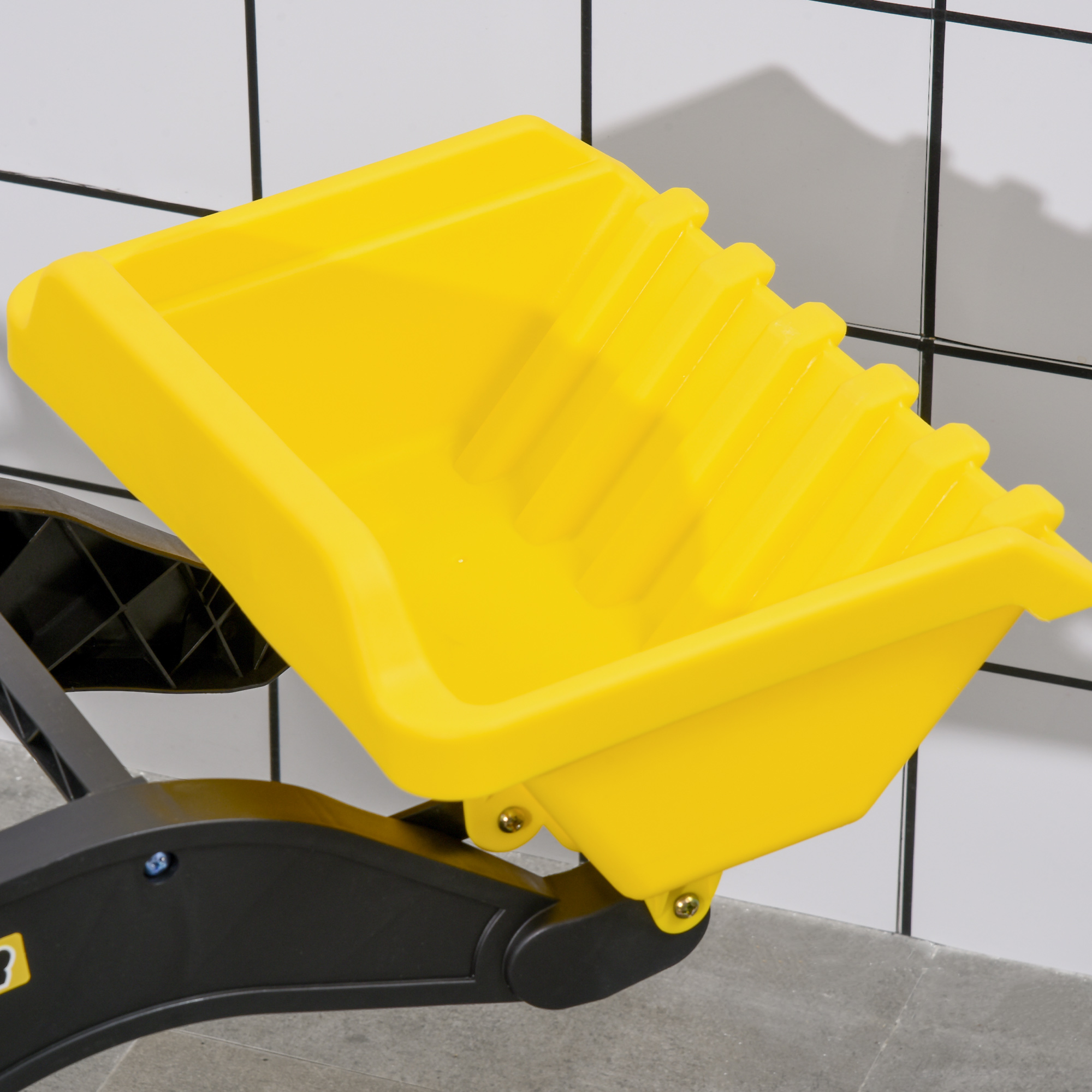 Pedal Go Kart Ride-On Excavator with Front Loader for Kids