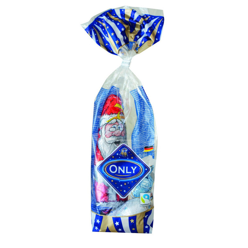 Image of Only Milk Chocolate Santa Claus Assortment 100g