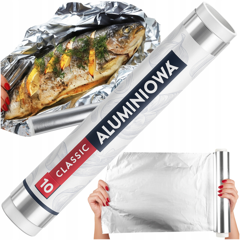 Image of Thick Food-grade Aluminum Foil, 10 Meters Long, Strong And Durable, Perfect For Packaging, Baking, And Food Storage, Heat-resistant, Ideal For Home Kitchens And Professional Culinary Use