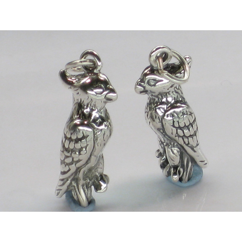 Sterling Silver Cockatiel Bird Charm, Pet Lover Gift
