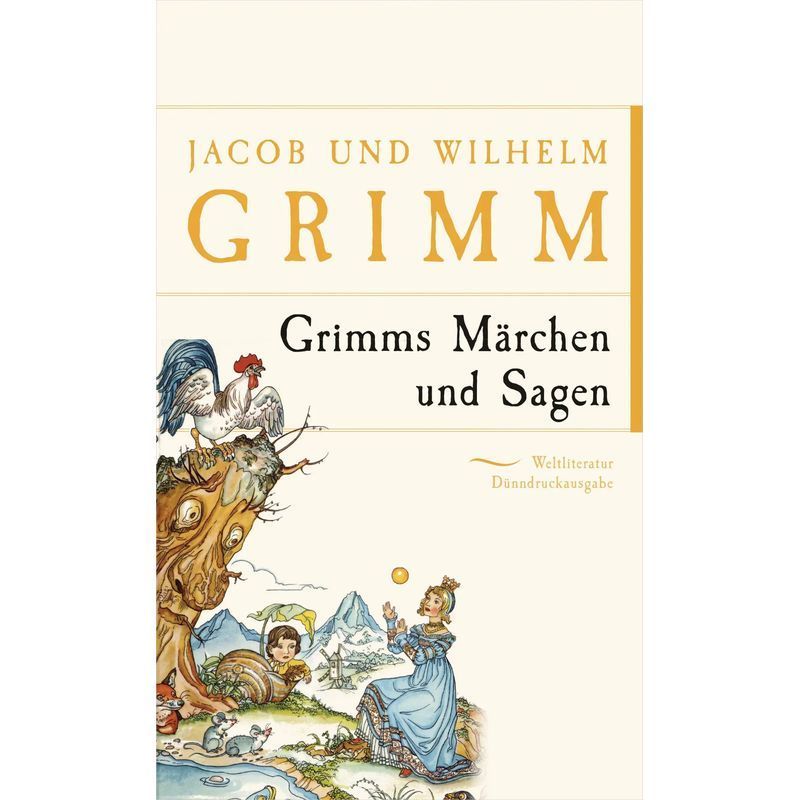 Image of Grimm's Fairy Tales And Legends - Book - Jacob And Wilhelm Grimm - World Literature Thin Print Edition - 1600 Pages - German - 2021 - Anaconda Publishing - Ean 9783730610343