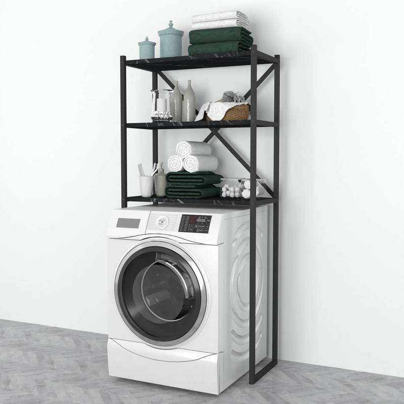 Washing Machine Shelf Askersund Bathroom Shelf With 2 Open Storage Compartments Floor-standing Shelf For Bathroom Bathroom Shelf Overhead Shelf In Colors