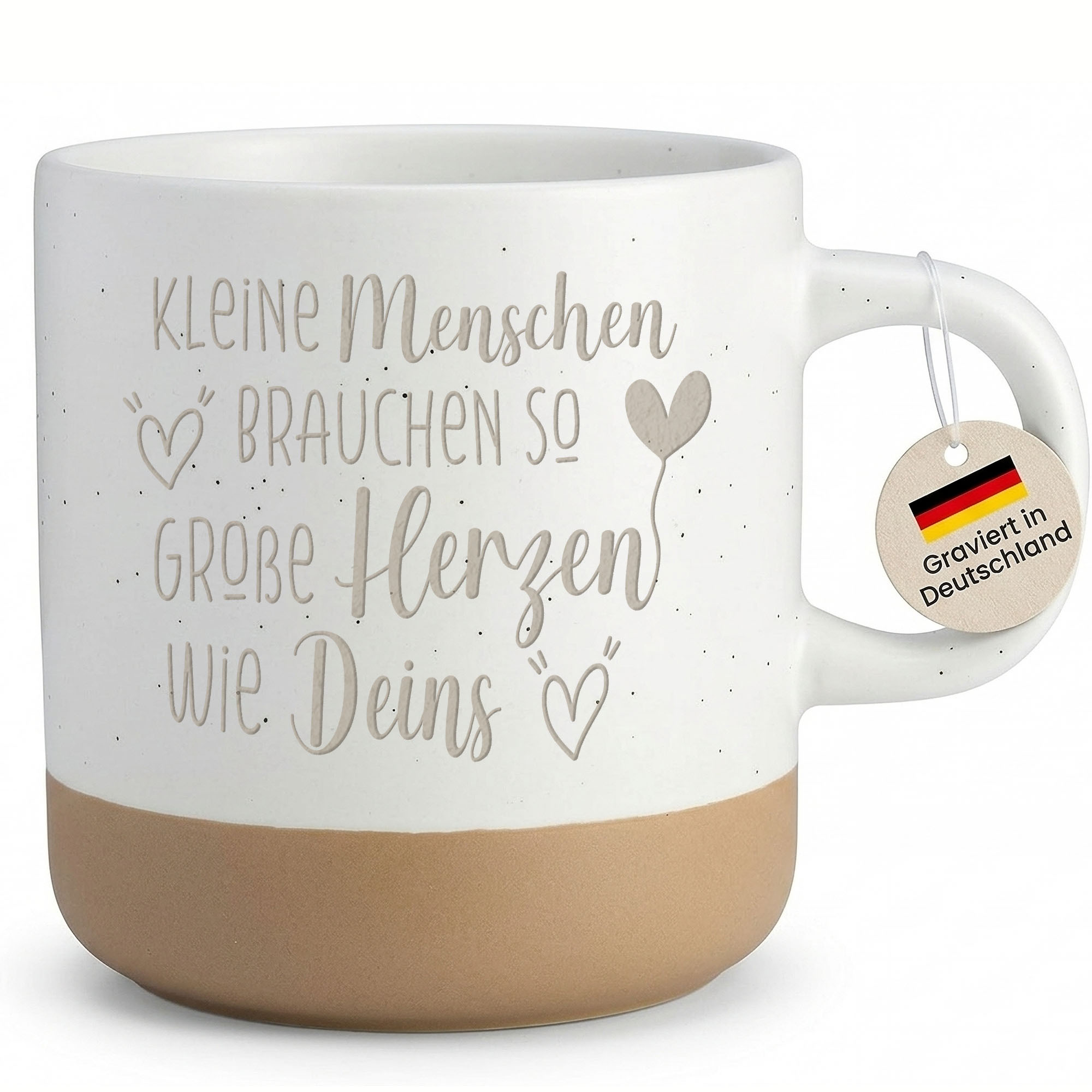 Image of Gift For Kind- People Quote Engraving Mug, Teacher Educator Daycare Teacher Gift, Thank You Farewell Colleague, Women's Birthday Stoneware