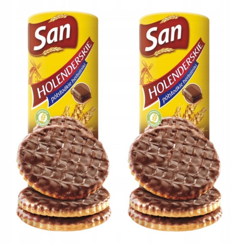 Dutch Half-sweet Biscuits Coated With Milk Chocolate - 170 G