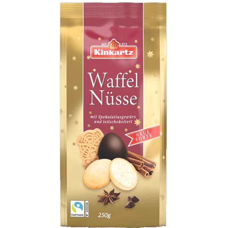 Image of Kinkartz Speculoos Waffle Biscuits With Whole Milk, 250 G