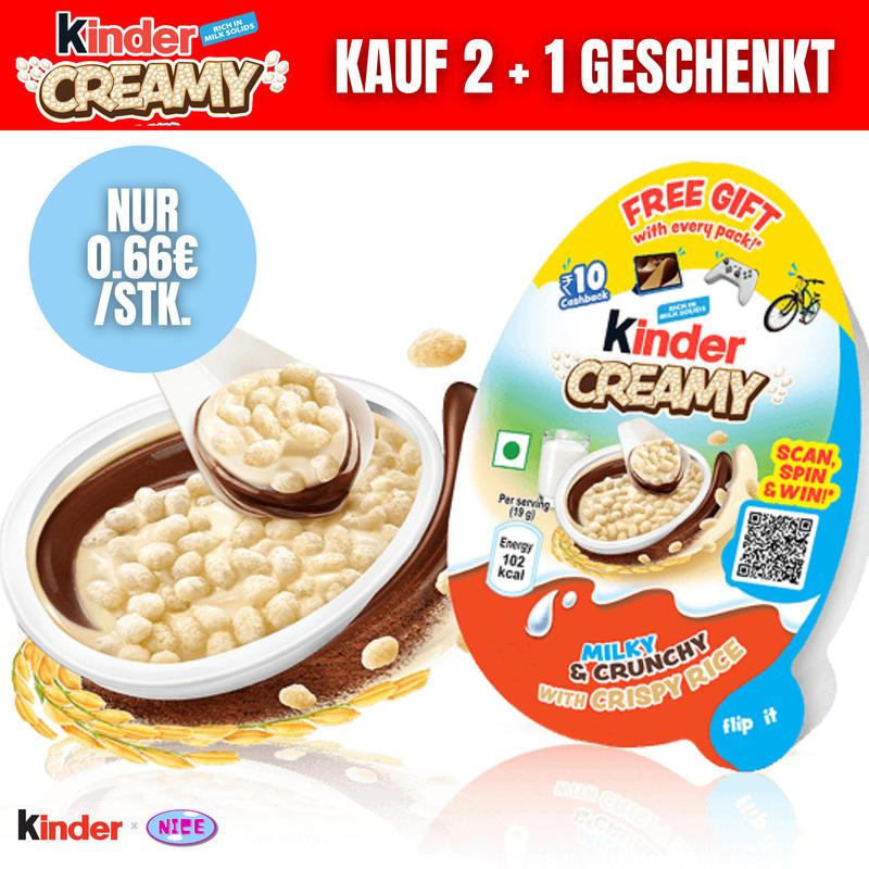 E-shop 2+1 DEAL (2x Kinder Creamy + 1 Geschenkt)
