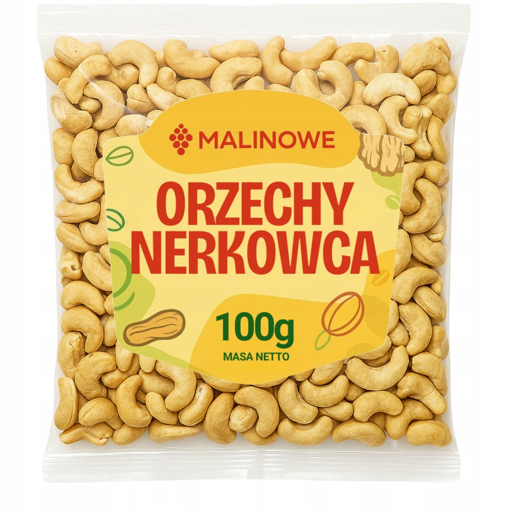 Whole Cashew Nuts 100g, Whole Natural Cashew, Premium Quality