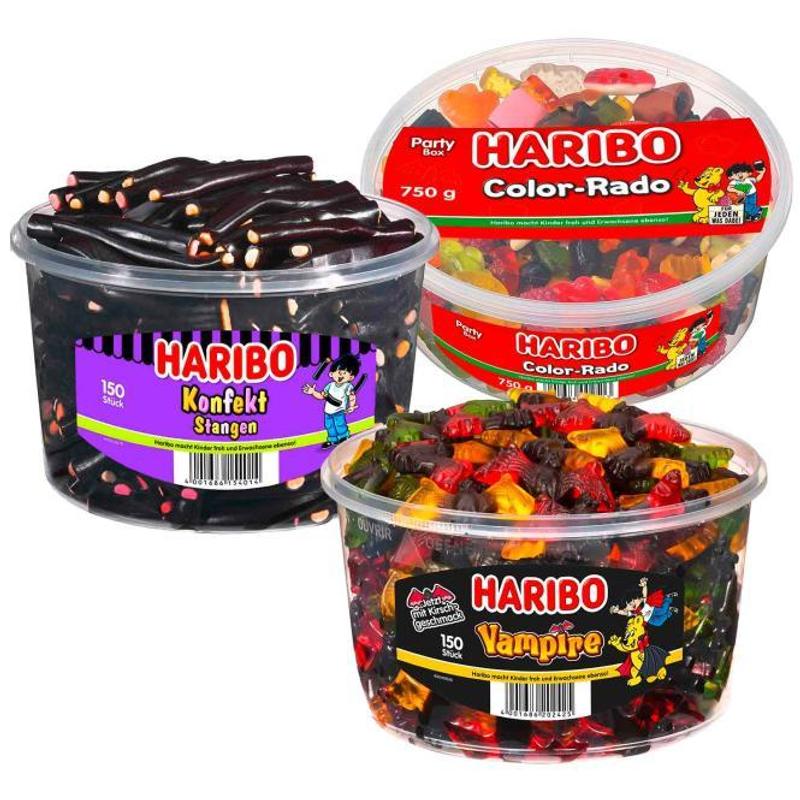 Haribo Licorice Mix Tin 3-pack