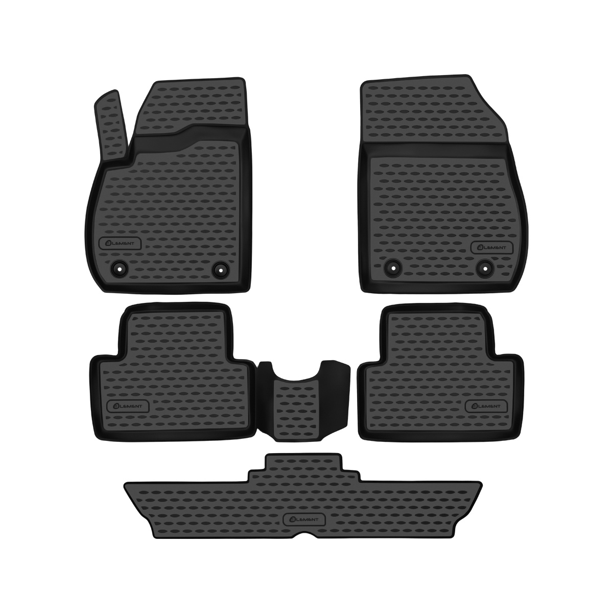 Image of Rubber Mat Set Suitable For C | 2011-2019 | 7-seats | 100% Car Floor Mats, Universal Car Floor Mat, Car Rubber Mats, Car Floor Mats Rubber