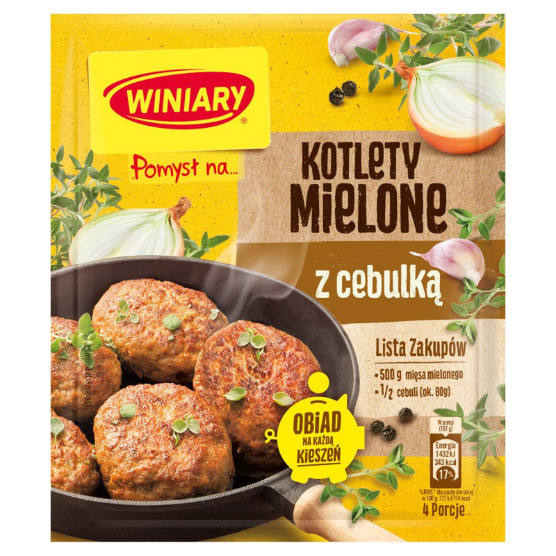 Winiary Idea For... Minced Cutlets With Onion 69 G
