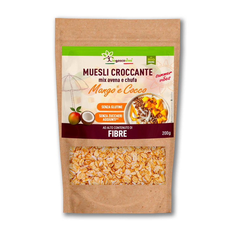 Crunchy Mango And Coconut Muesli | Gluten-free, 0 Added Sugars 200g