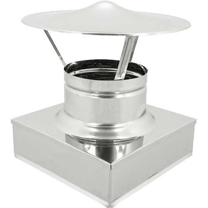 Image of Steel Hood 'chinese' Style 300x300 Mm