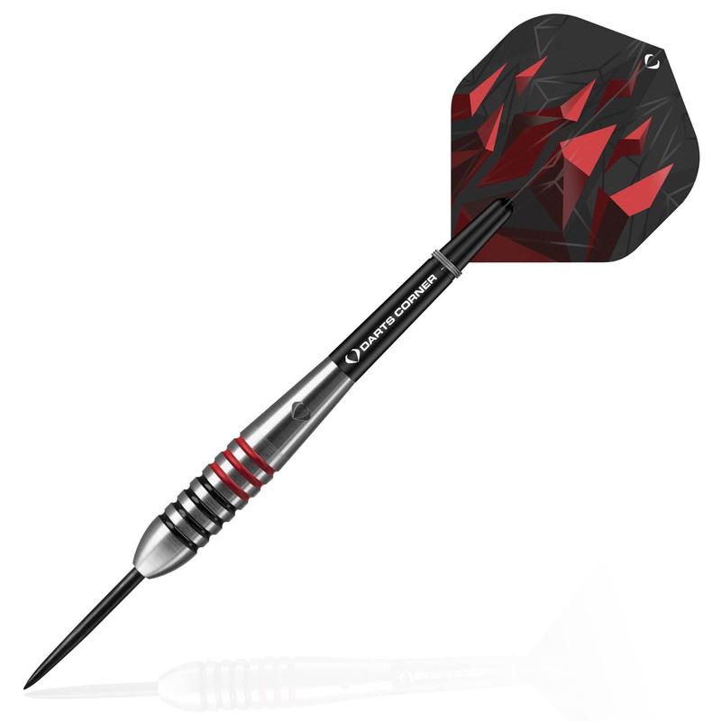 Astrofire Steel Tip Darts, Black & Red