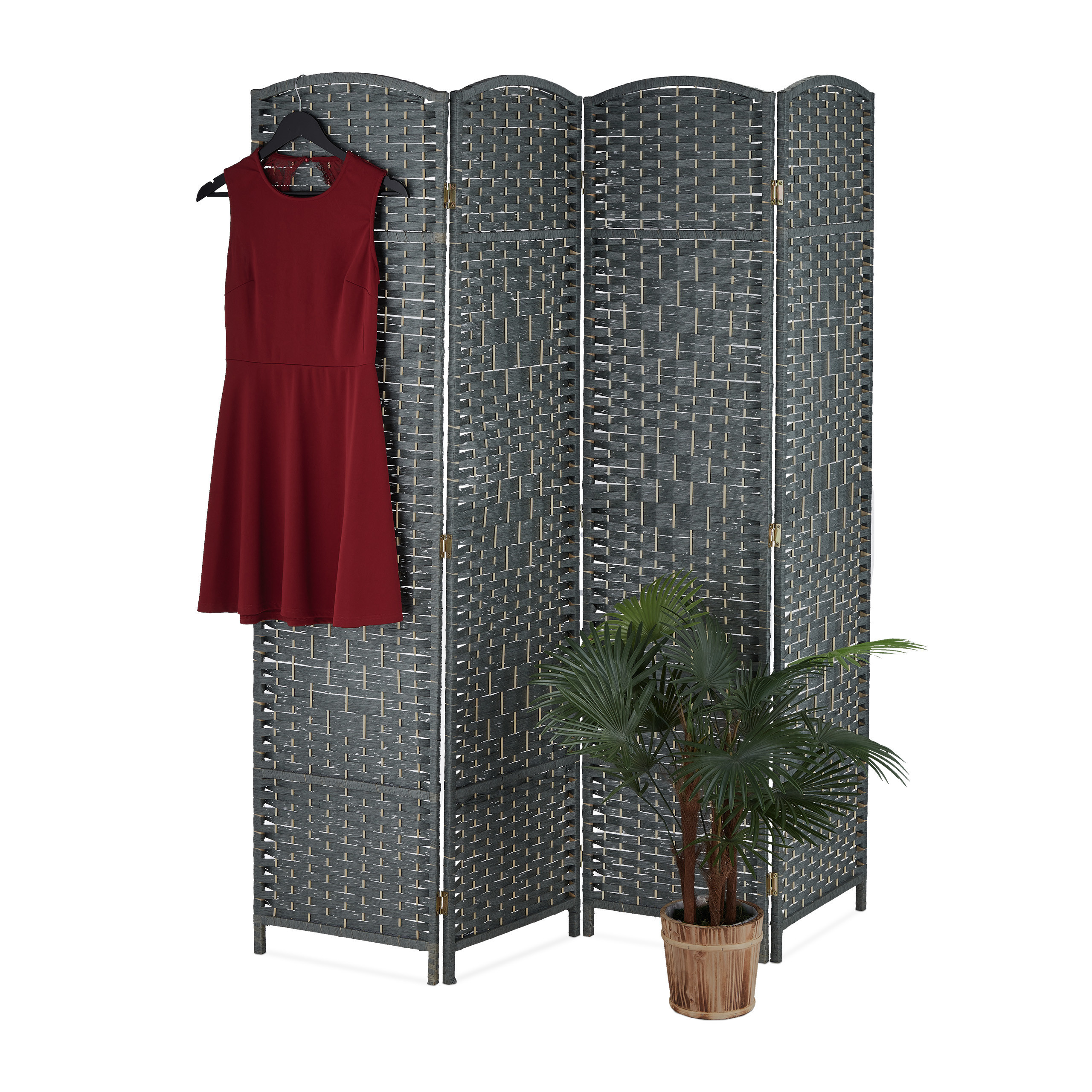 Grey Room Divider - (w)160 X (h)170