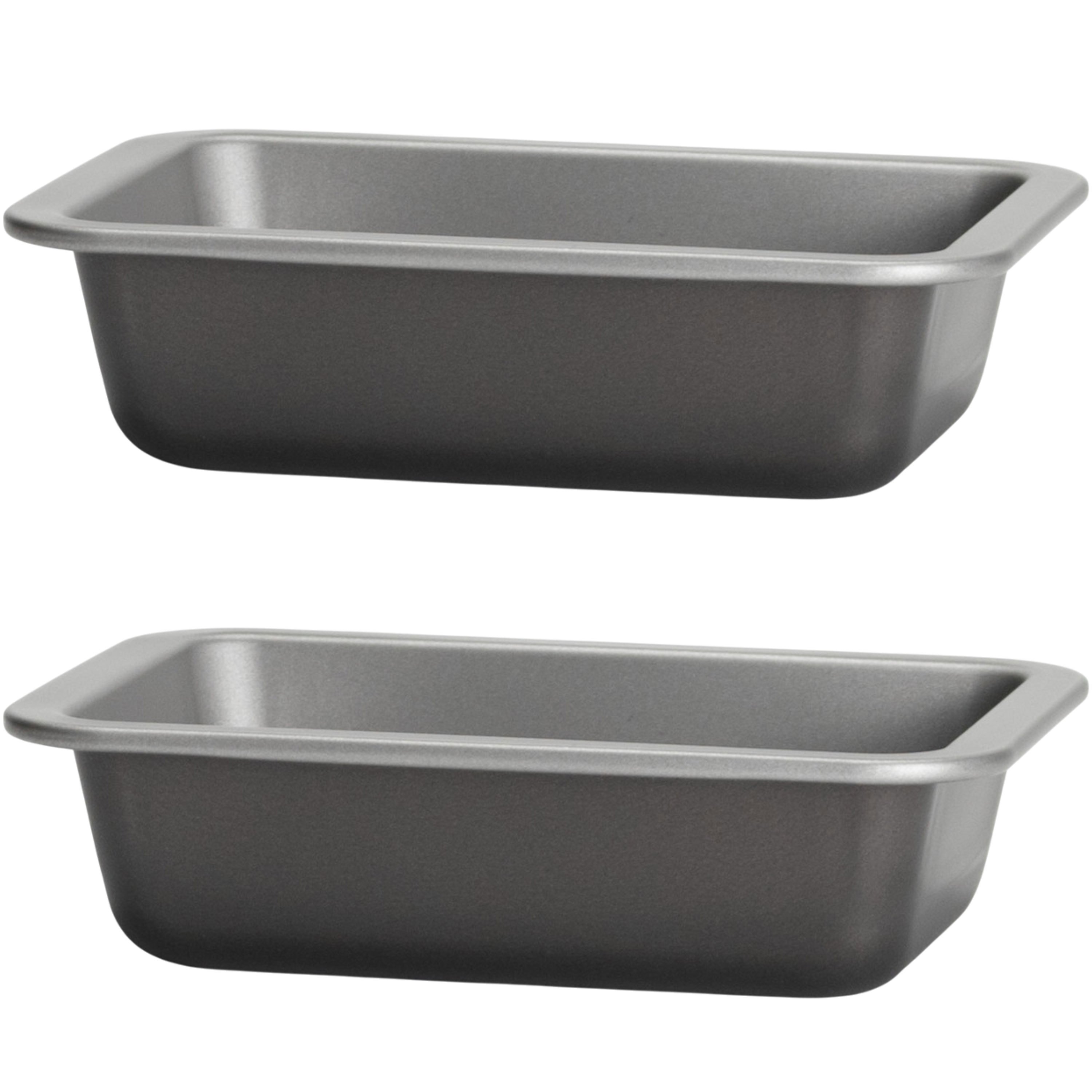 Rectangular Baking Pan 16.5x11.5x4.5 Cm For Air Fryer - Small Square Accessory Insert, Coated Steel Sheet, Up To 230°c