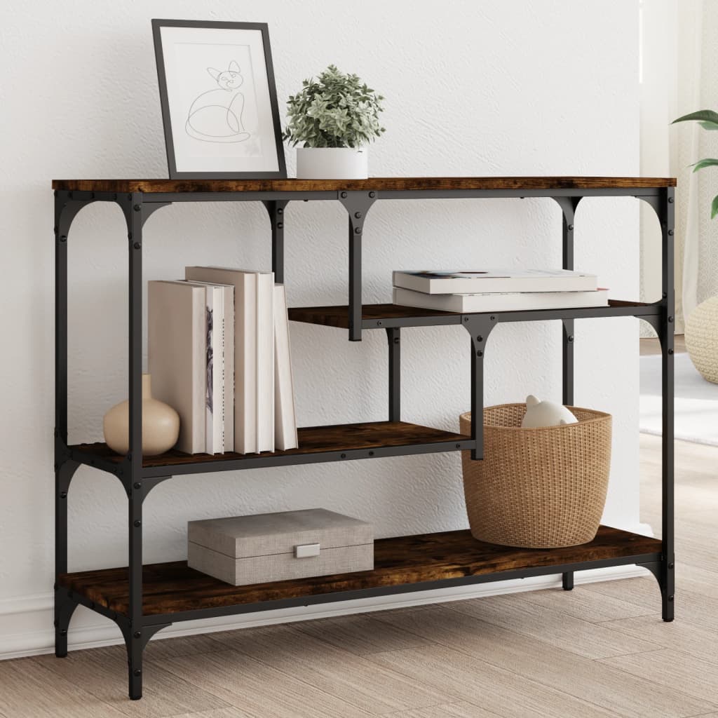 Vidaxl Console Table Side Table Coffee Table Hall Table Standing Shelf Wooden Material