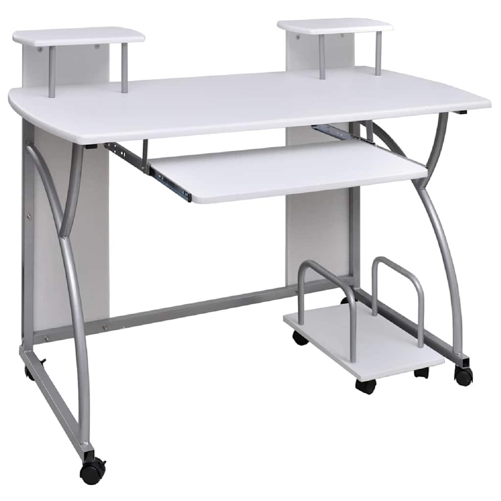 Image of Computer Desk Gaming Desk Work Desk Office Desk Laptop Desk Pc Desk With Shelves Writing Desk Office Furniture