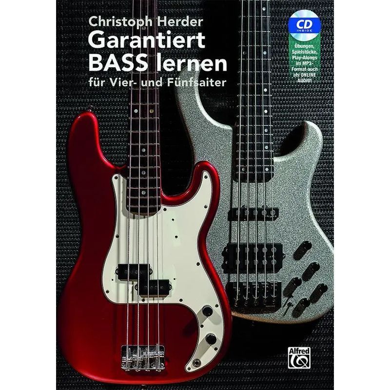 Image of Guaranteed Bass Learning - Paperback - For 4 And Five-string Basses - Christoph Herder - 196 Pages - German - 2018 - Alfred Music Publishing G - Ean 9783943638295