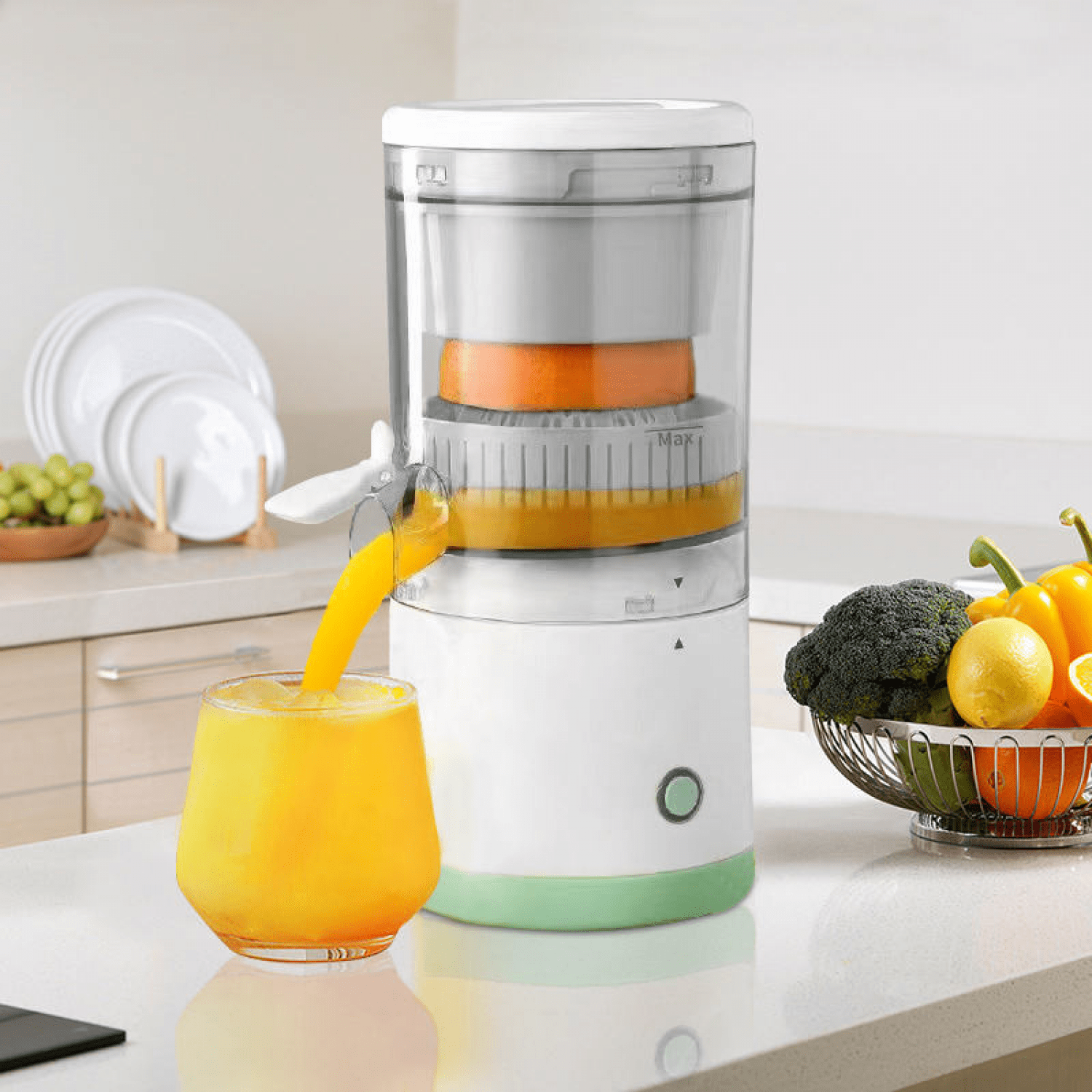TEMU Rechargeable Electric Juicer - Citrus Juicer, Usb Rechargeable Citrus Juicer, Easy To Clean Portable Juicer