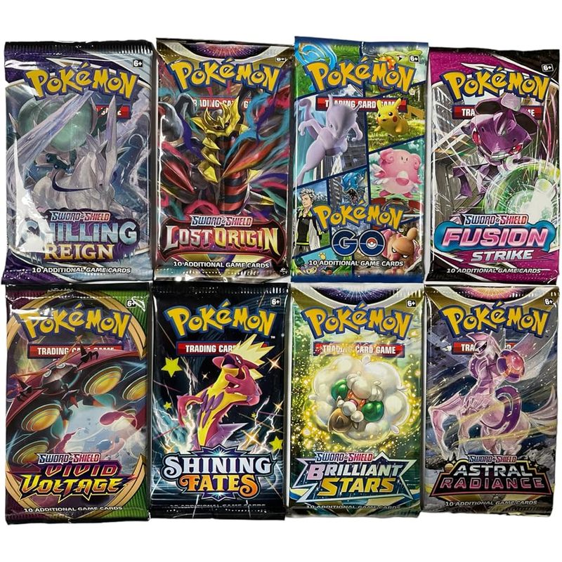 E-shop 3x Pokémon Mystery Booster – Zufällige englische Original-Booster-Packs – Ungeöffnet & Offiziell