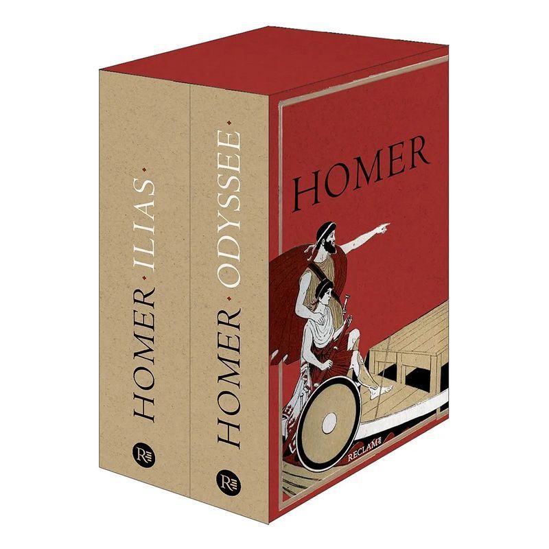 Image of Iliad · Odyssey - Book - 2 Volumes In A Slipcase - Homer - Slipcase - 1054 Pages - German - 2023 - Reclam Philipp Jun. - Ean 9783150300855