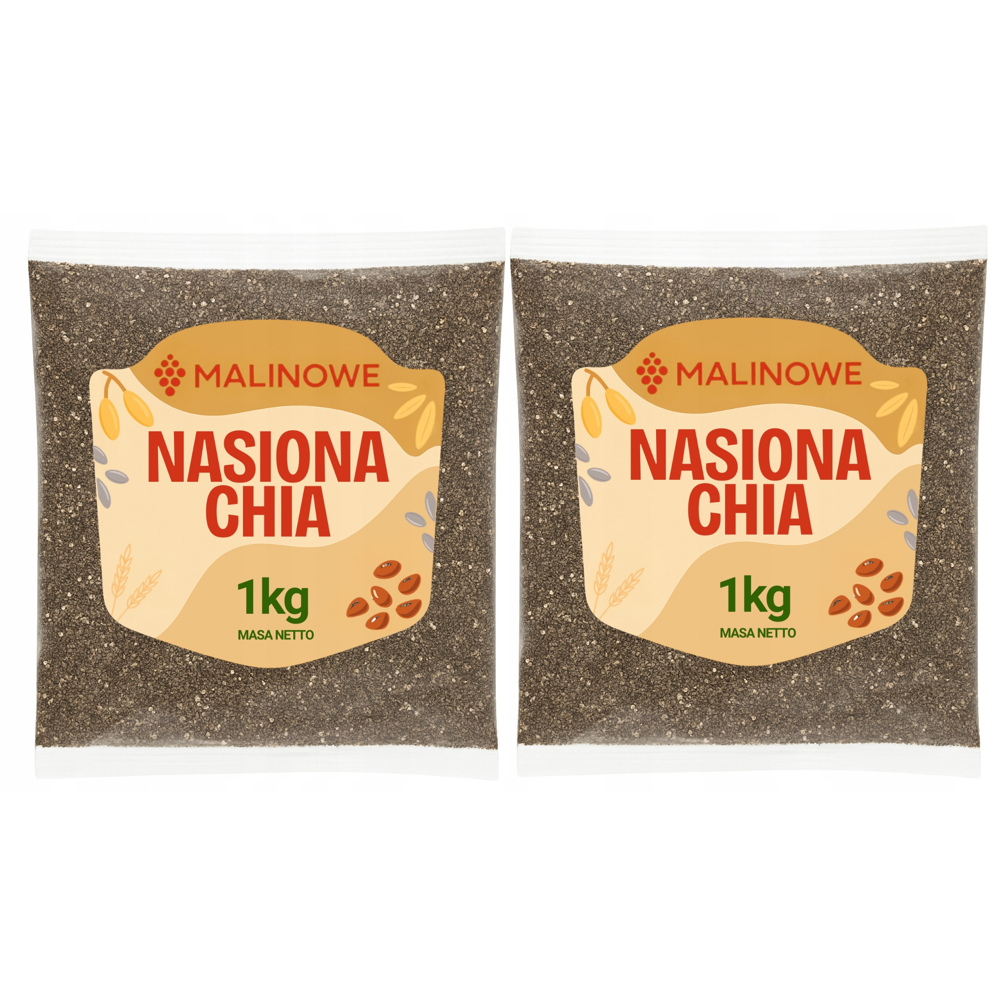 Chia Seeds Set 2x1kg Spanish Sage Natural Premium