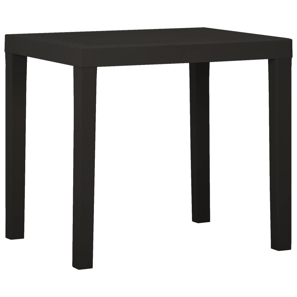 Vidaxl Garden Table, Terrace Table, Dining Table, Balcony Table, Garden Furniture, Table, Plastic Table, Outdoor, Camping, , 79x65x72cm, Plastic