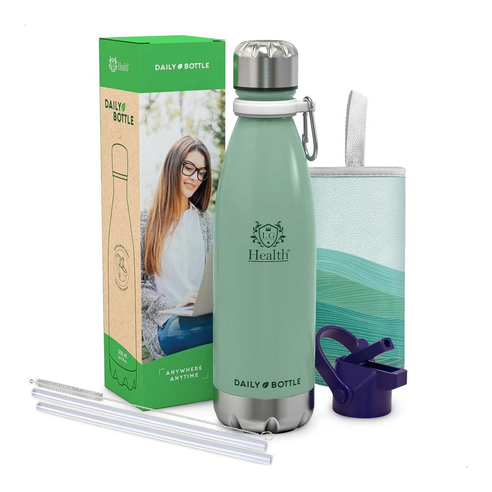 TEMU LG Luxury & Grace Botella de Agua Acero Inoxidable Daily - 500 ml