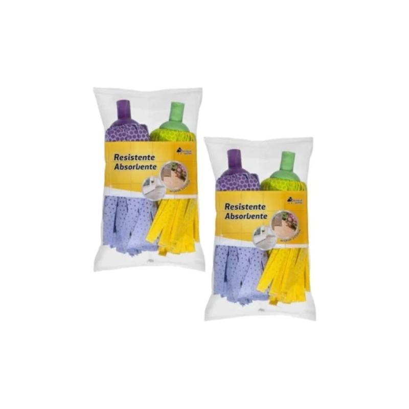 TEMU Fregona Resistente y Absorbente Pack de 4 fregonas