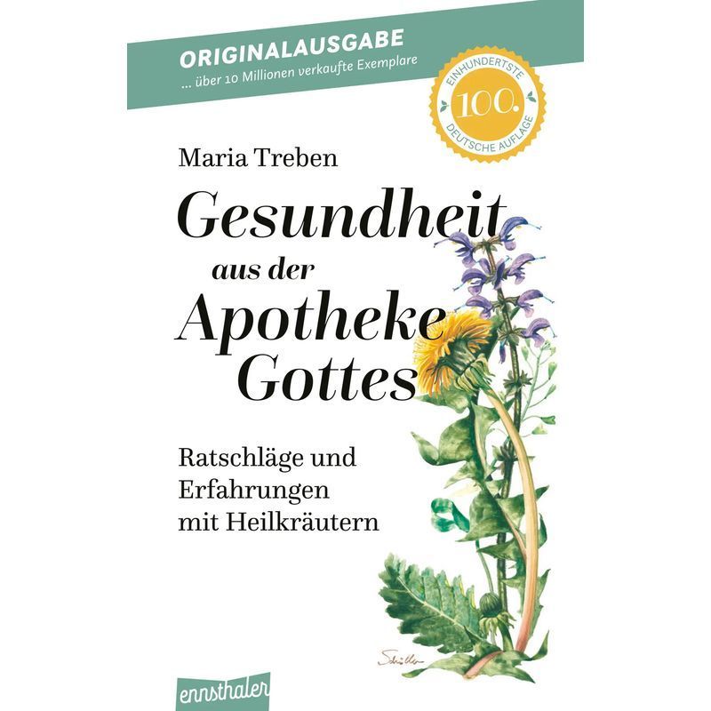 Image of Health From God's Pharmacy - Advice And Experiences With Medicinal Herbs - Maria Treben - Book - 208 Pages - German - 2024 - Ennsthaler Gmbh + Co. Kg - Ean 9783850681797
