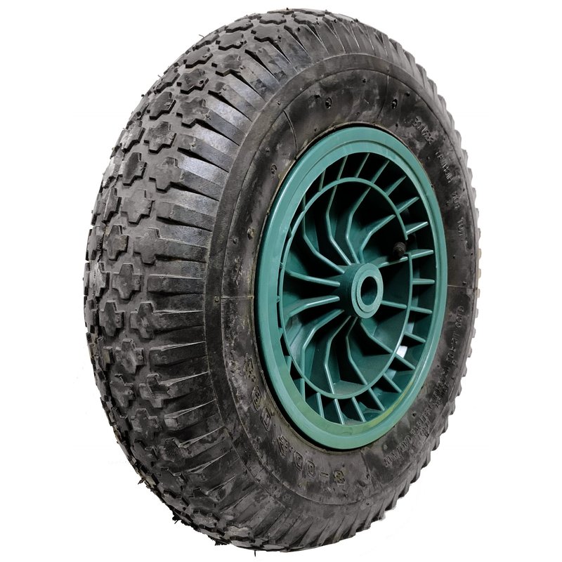 Pneumatic Wheel For Cart With Plastic Disc, Ø 250 Mm
