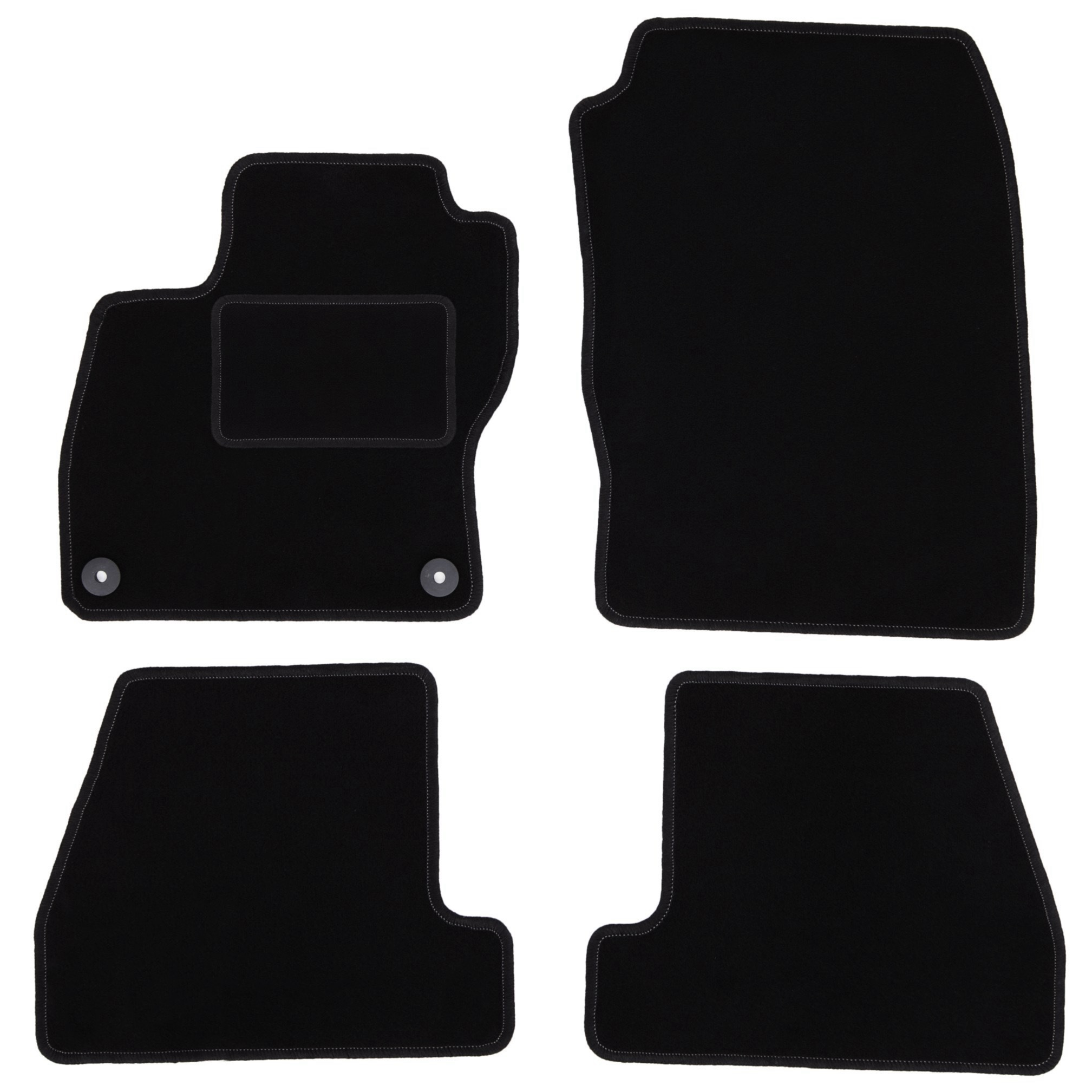 TEMU Floor Mats For: Ford Focus Mk3 Hatchback, Sedan, (2010-2018)