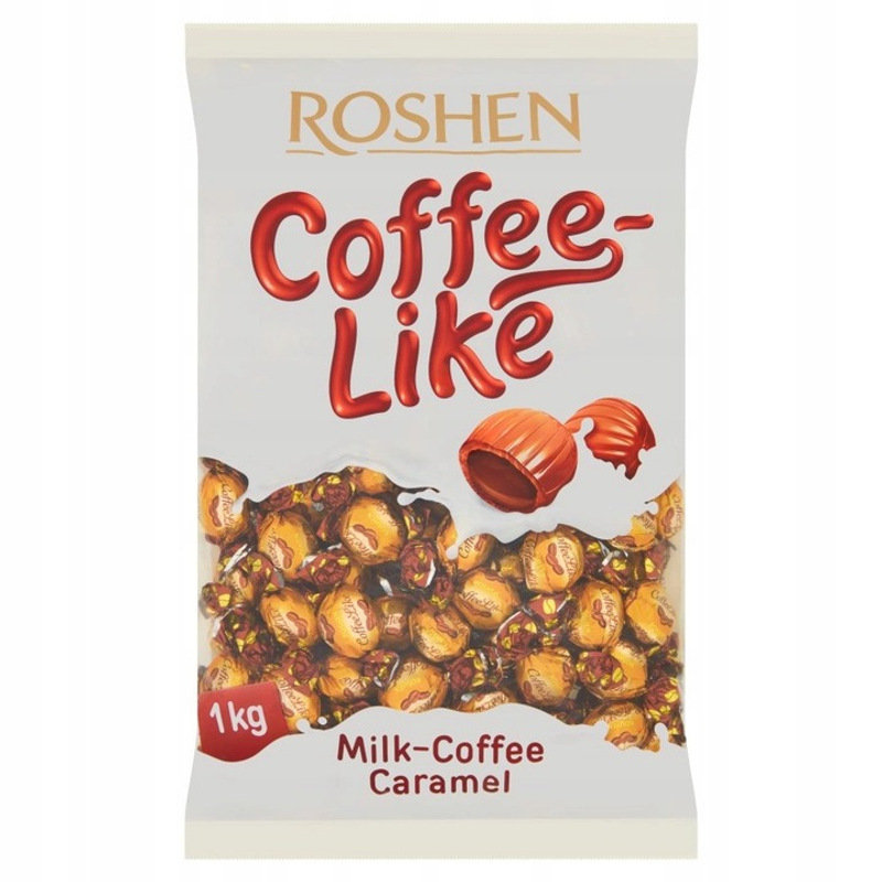 Roshen Coffeelike Caramel Filled Candies 1 Kg