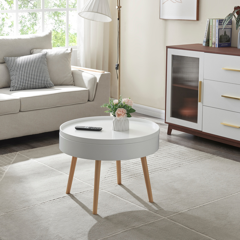 Coffee Table With Removable Top White