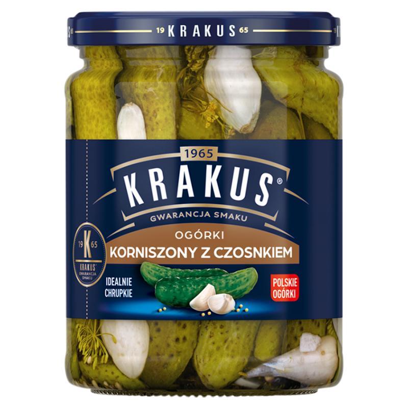 Krakus Pickled Cucumbers With Garlic 500 G