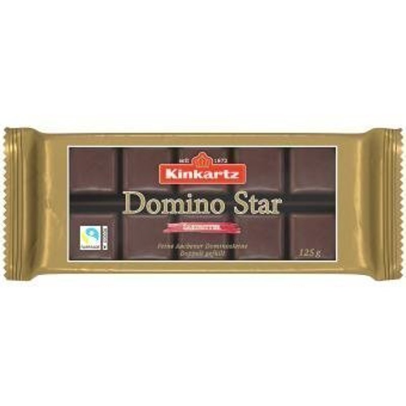 Kinkartz Domino Star Dark Chocolate 125g