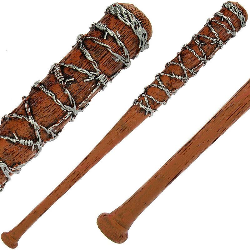 TEMU Foam Bat Barbed Wire Bat Collectors Cosplay Baseball Prop Bendy 83cm