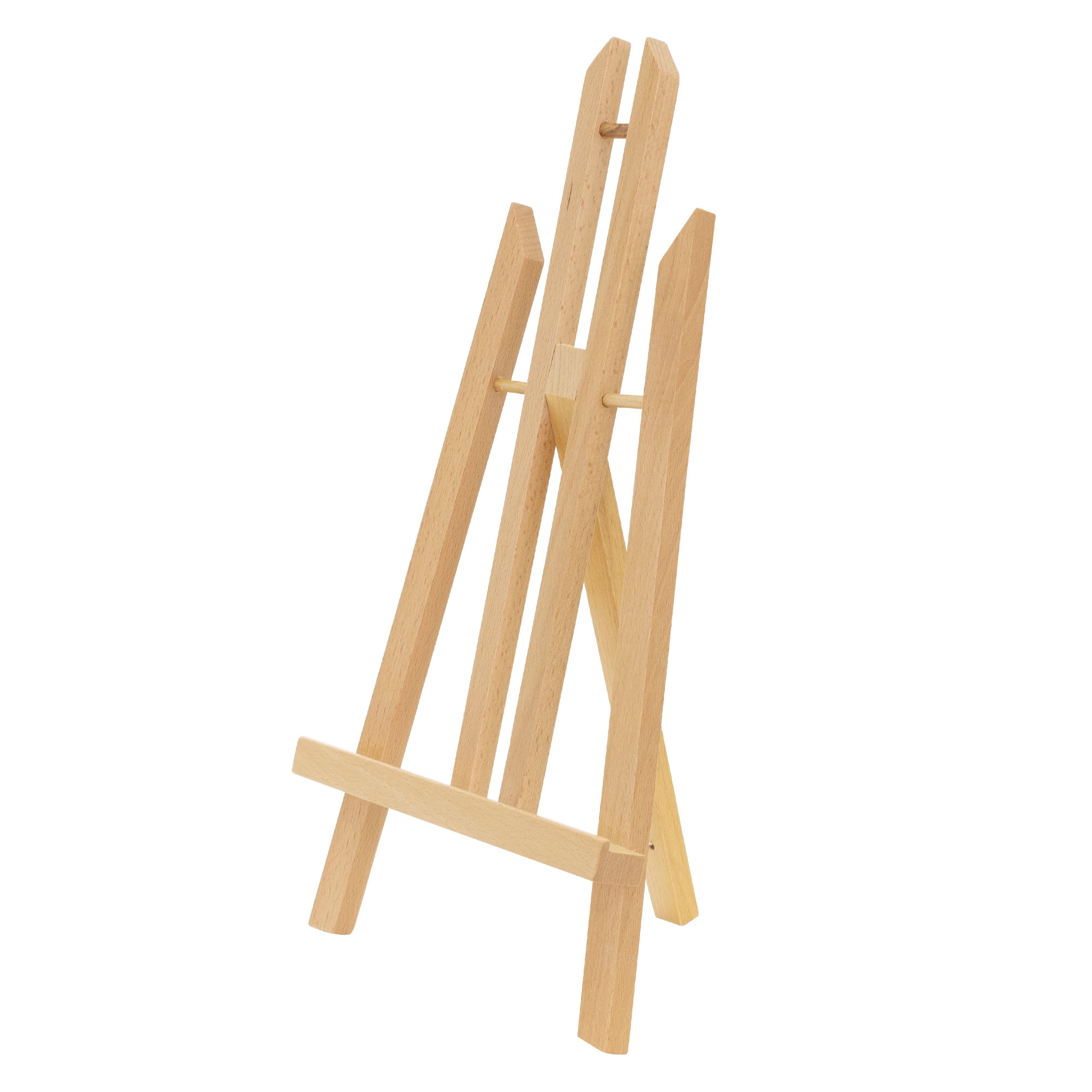 Image of Ecd Germany Folding Table Easel, Adjustable Wooden Seat Easel, Mini Easel For Painting On Canvases & Stretchers Up To 40cm, Portable Painting Easel, Wooden Easel Picture Holder