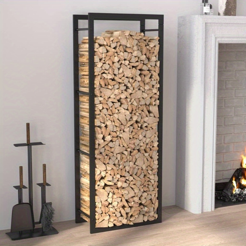 

Firewood Storage, , 50x28x132 Cm Steel Shelf