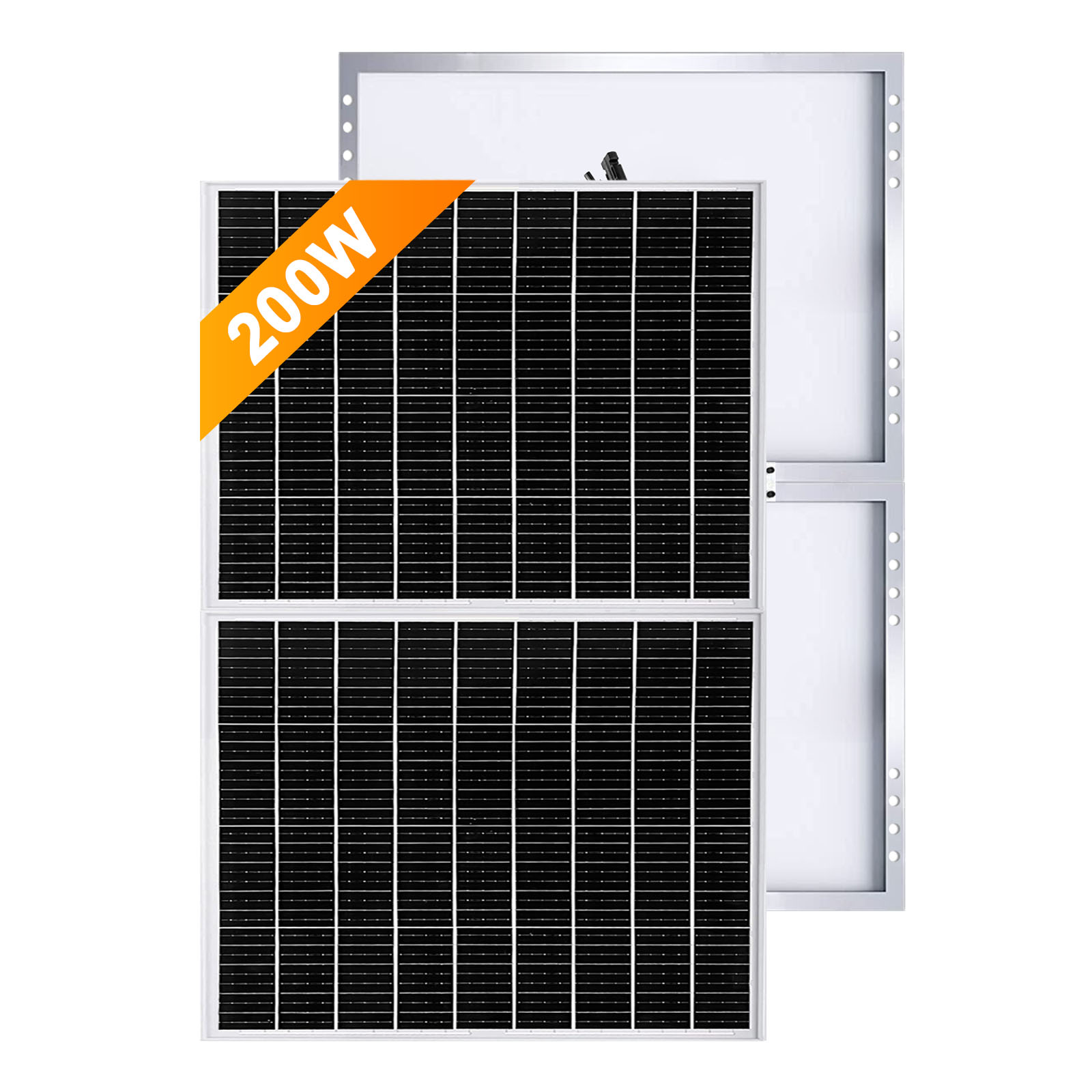 

200w Solar Photovoltaic Panel Solar Panel, Used For Rv Boat Trailer Off-grid , For Rv, Boat, Camper, Trailer, Battery Charging