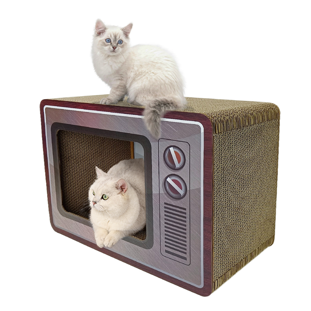 

Scratching Board, Cat Scratching Boards, Tv Cat House, Lounge Scratching Board For Cats Made Of Quality Cardboard, Cat Scratching Mat, Cat Scratching Board