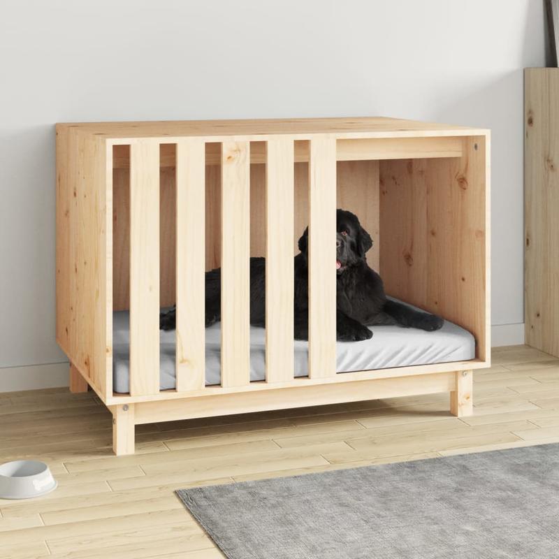 TEMU Caseta para perros madera de 90x60x67 cm