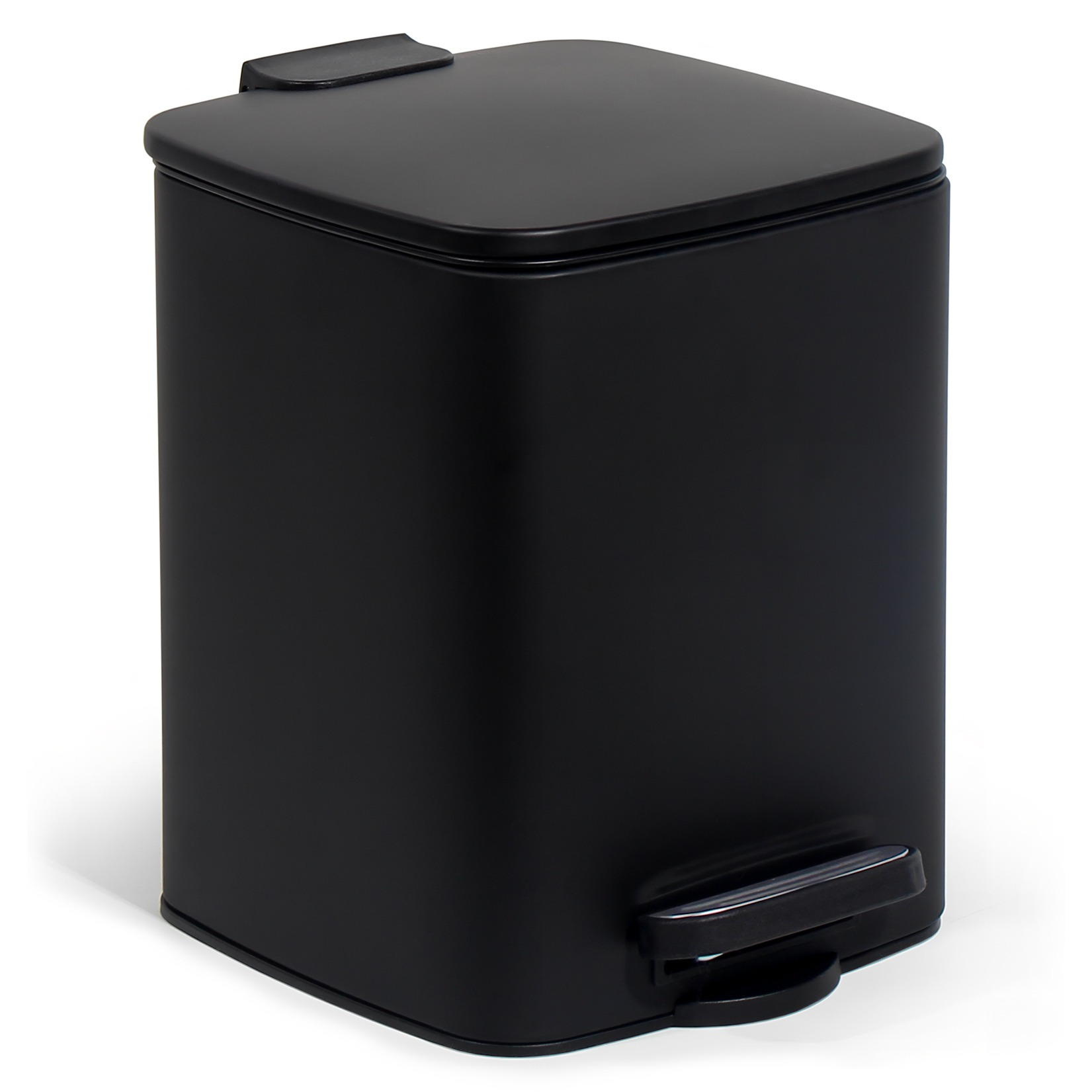 Image of Cosmetic Bins, Trash Cans For Bathroom, Trash Cans For Bathroom With Lid, (soft Close) Metal Pedal Trash Cans For Bathroom, Toilet, Bedroom