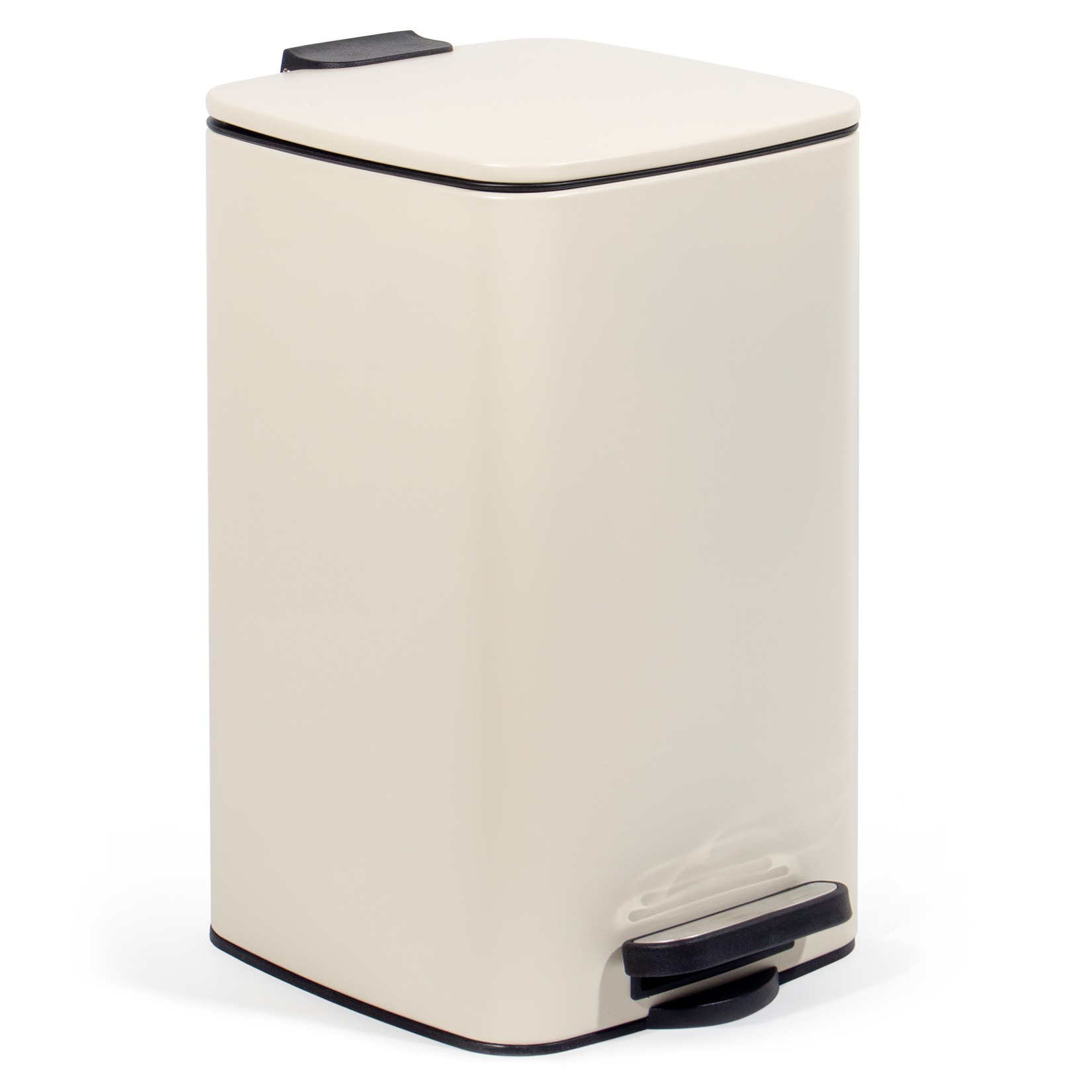 TEMU Cosmetic Bins, Trash Cans For Bathroom, Trash Cans For Bathroom With Lid, (soft Close) Metal Pedal Trash Cans For Bathroom, Toilet, Bedroom