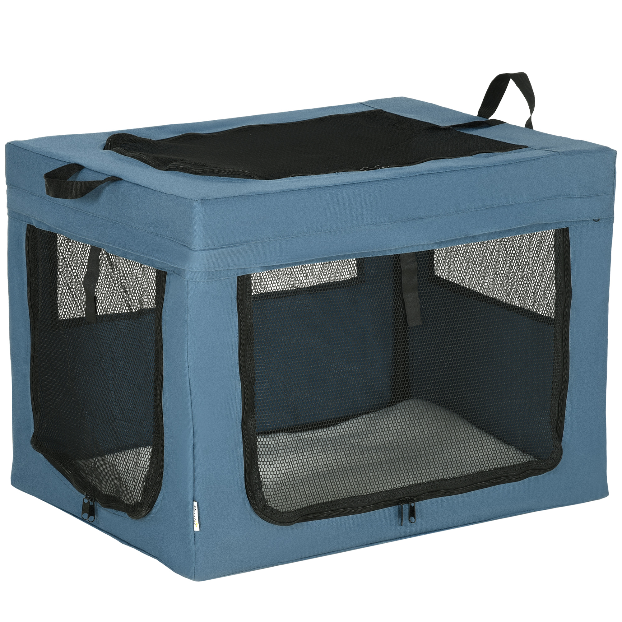 TEMU Borsa pieghevole per animali domestici PawHut con e in tessuto a rete - 69 x 51 x 51 cm - blu