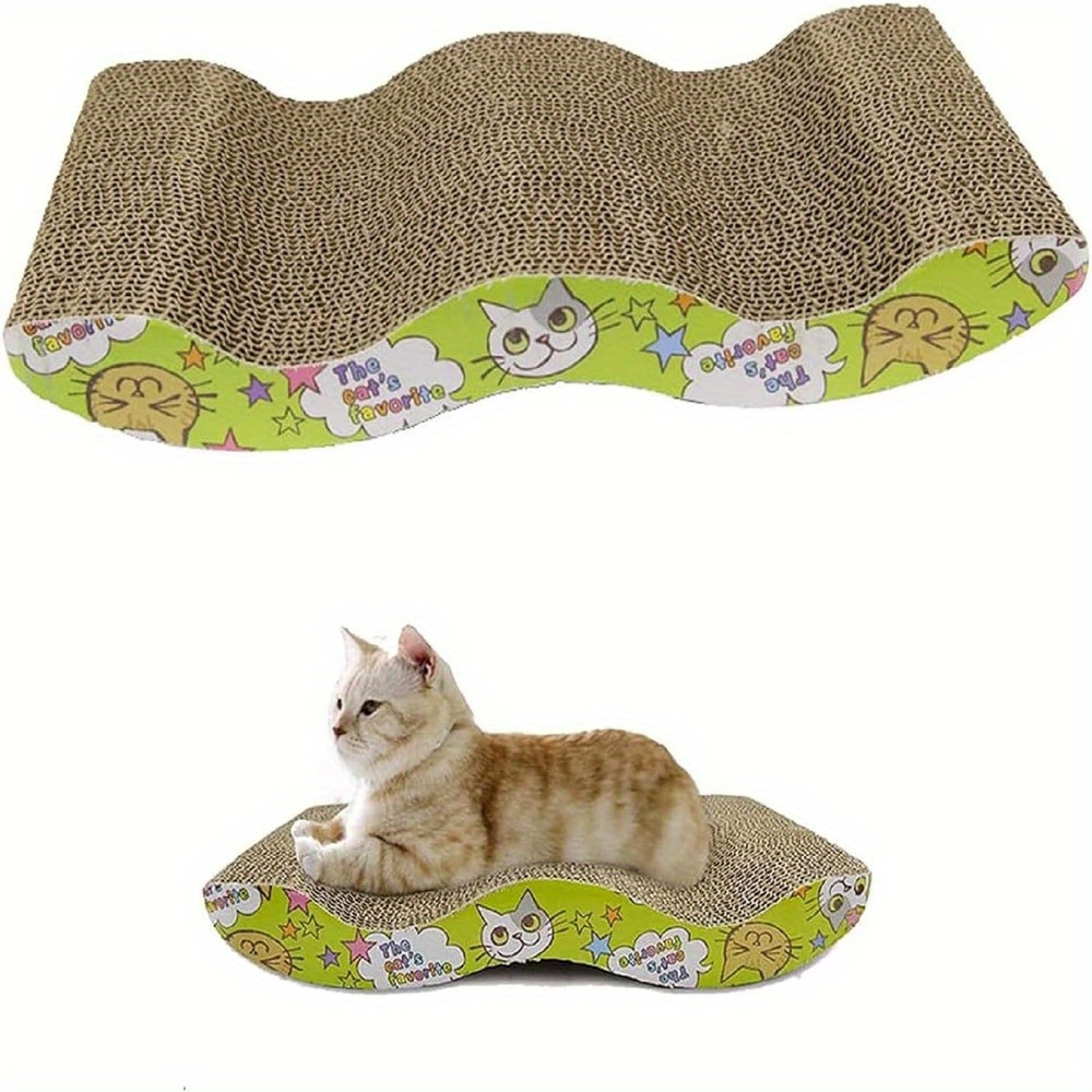 Cardboard Cat Scratching Pad, Durable Scratching Board