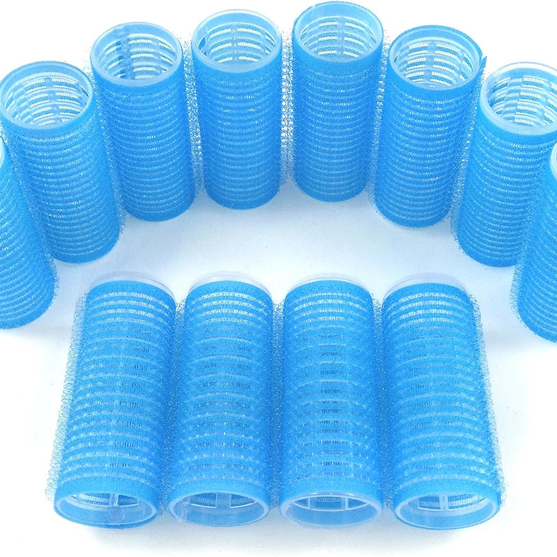 TEMU Small Size Hair Rollers Curlers Holding Rollers Hairdressing Curlers Cling Style For Diy Or By 's (gripping Rollers 25mm/1" 12pcs)