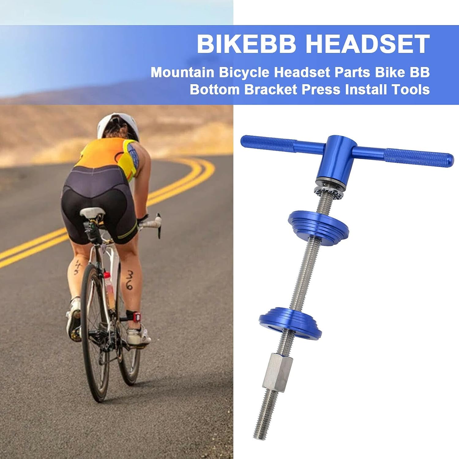 Bicycle Press-in Tool Bottom Bracket Pressing Tool Headset Press Tool Bearing Bicycle Steering Set