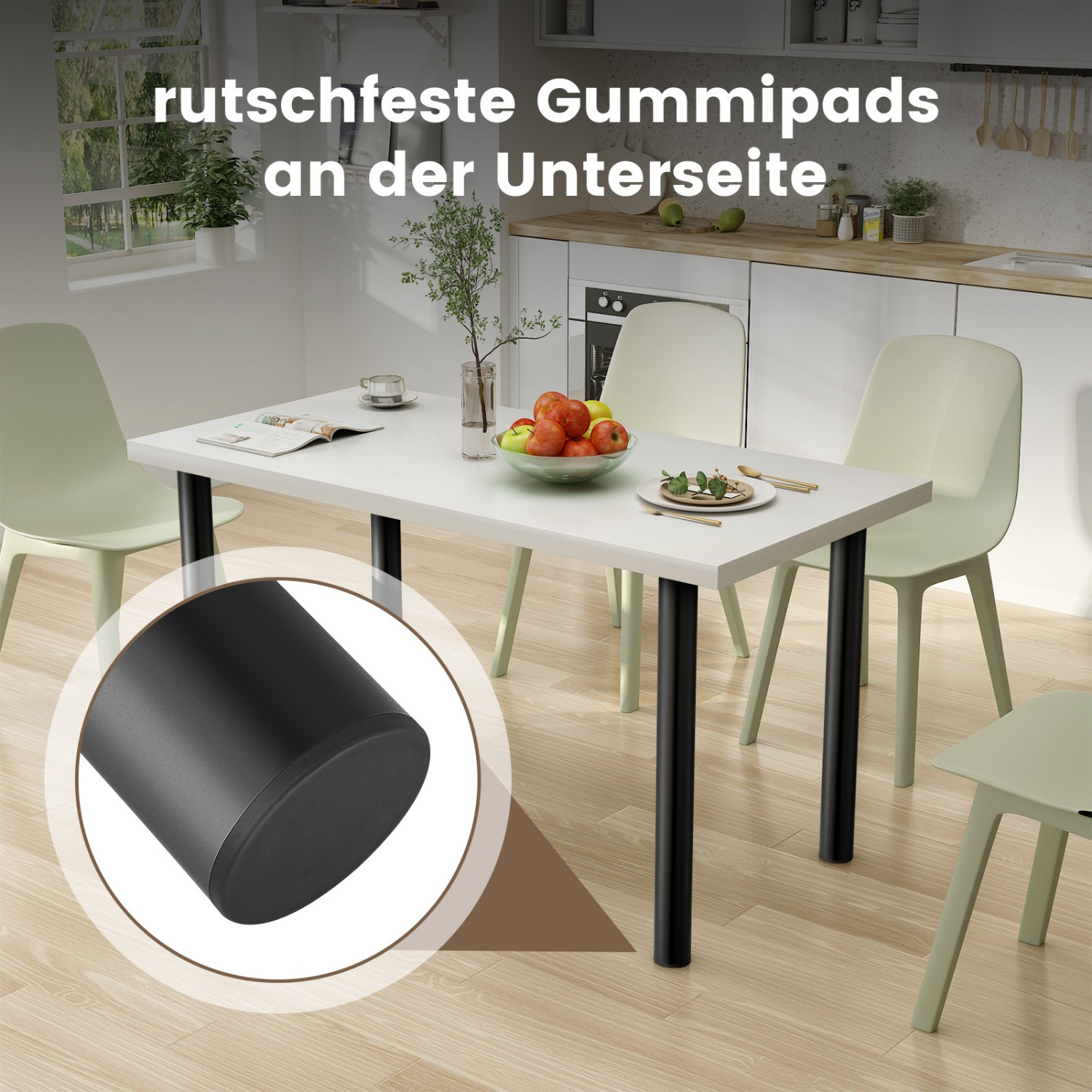 E-shop 60 Regulierbare Tischbeine 710 - 1100mm Hhenverstellbare Tischbeine Metall Tischbeine fr Esstische Couchtische Kommoden TV-Schrnke Sideboards