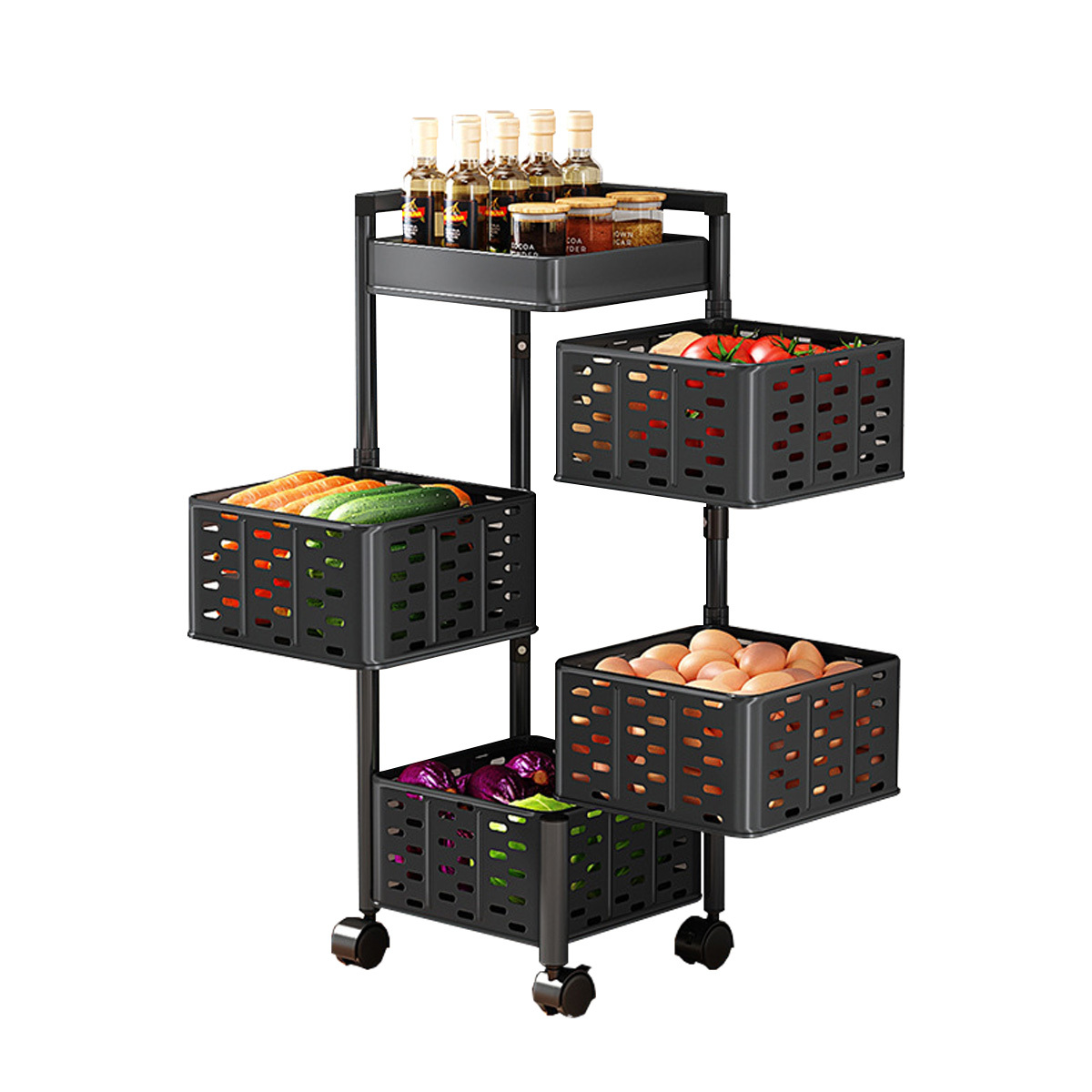 

® Serving Trolley, Kitchen Trolley, Rolling Trolley, Serving Trolley With Wheels, Extra Steel, , Kitchen Trolley With Wheels, Bathroom, Kitchen, Office 3-5 Floors